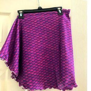 Fin Fun Purple Scale Sarong